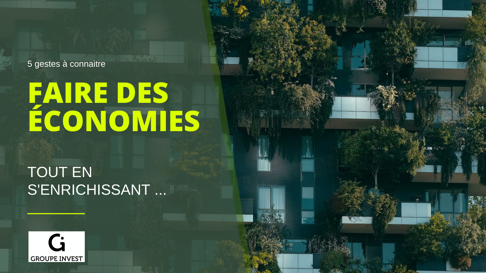 Economiser en copropriété