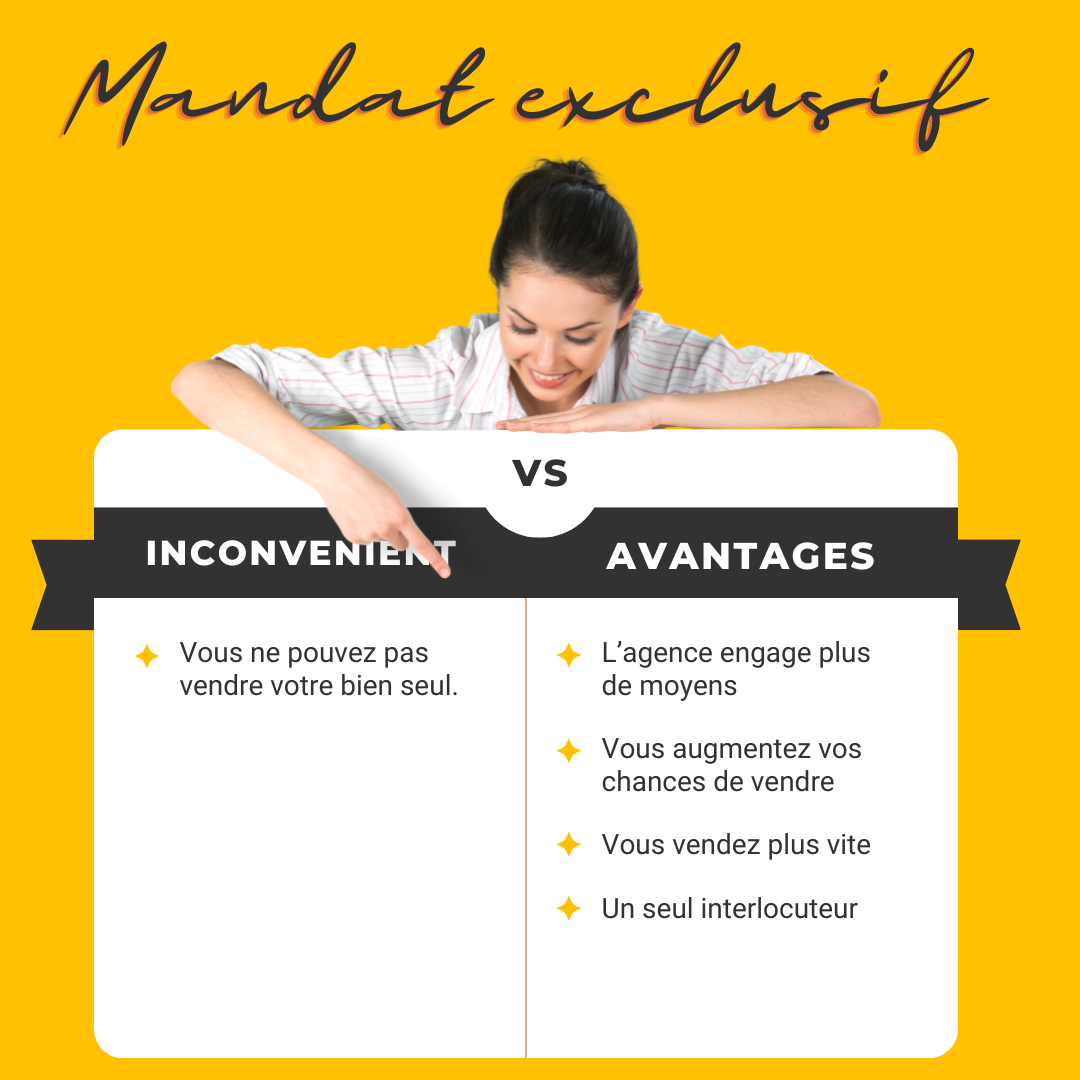 Avantages et inconvénients du mandat exclusif
