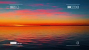 Couché de soleil d’automne sur le bassin d’Arcachon au splendide couleurs