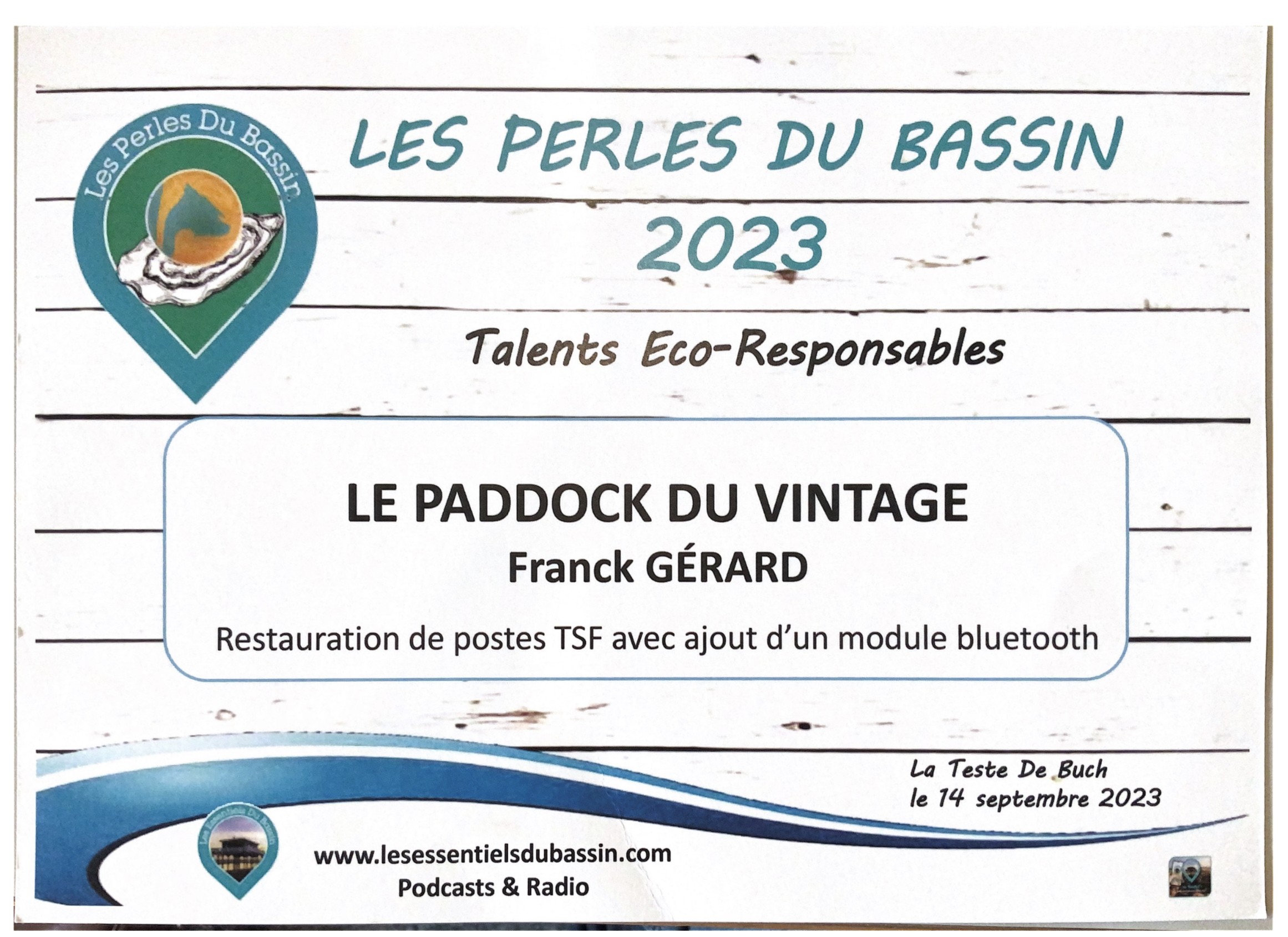 talent eco-responsable du Bassin d’Arcachon : Le Paddock du Vintage