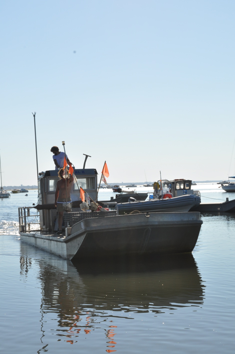Plate (bateau) sur le bassin d' Arcachon