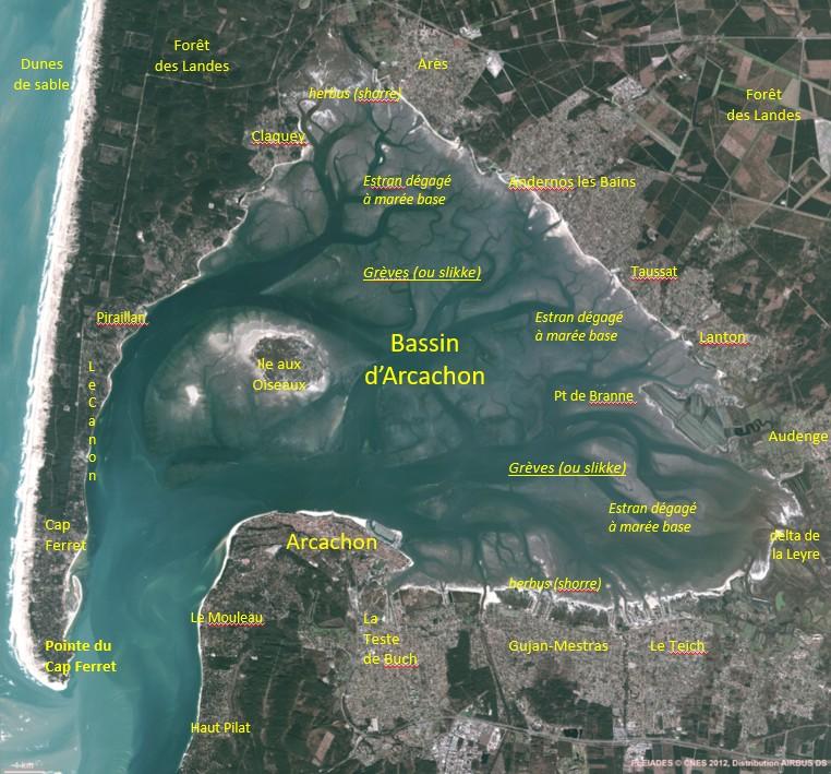 Le Bassin d’Arcachon comme vous ne l’avez jamais vu : depuis l’espace Le Bassin d’Arcachon comme vous ne l’avez jamais vu : depuis l’espace