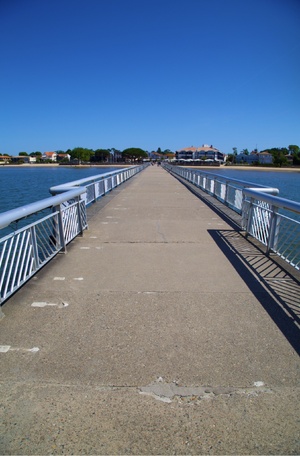 La grande jetée d’Andernos La grande jetée d’Andernos