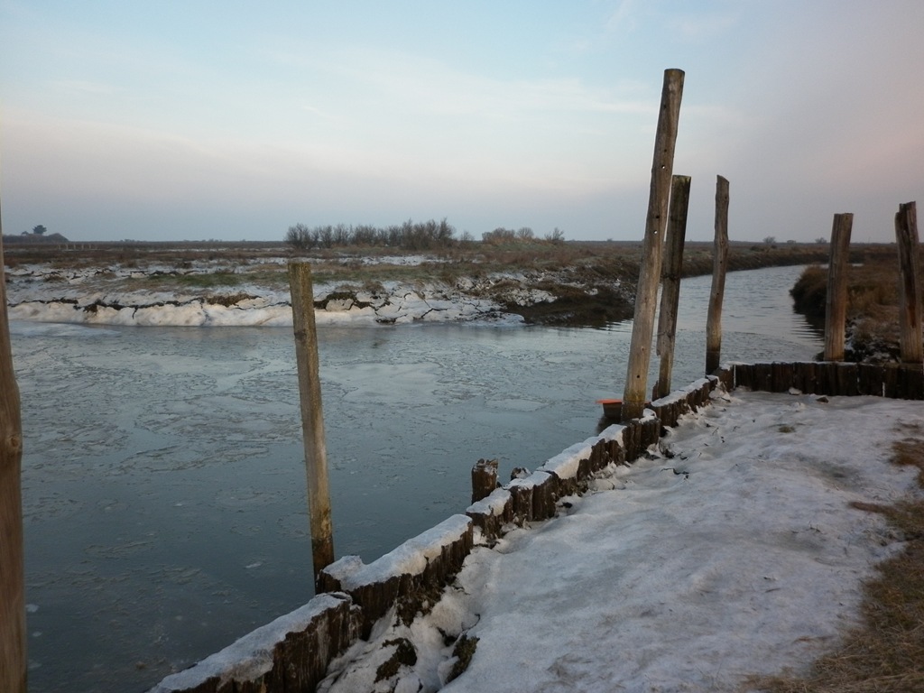 Froid sur le bassin d' Arcachon