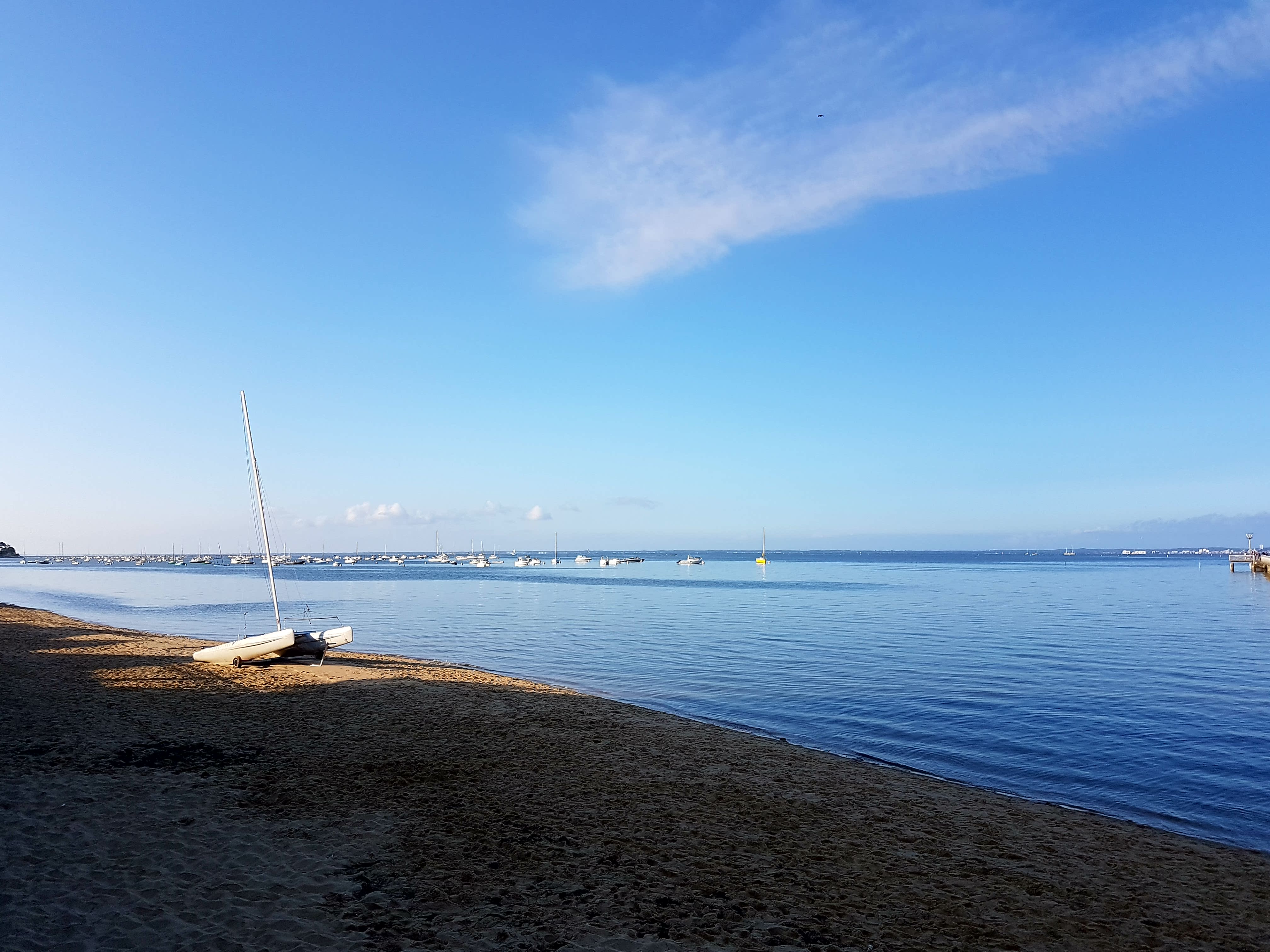 Andernos les Bains au réveil