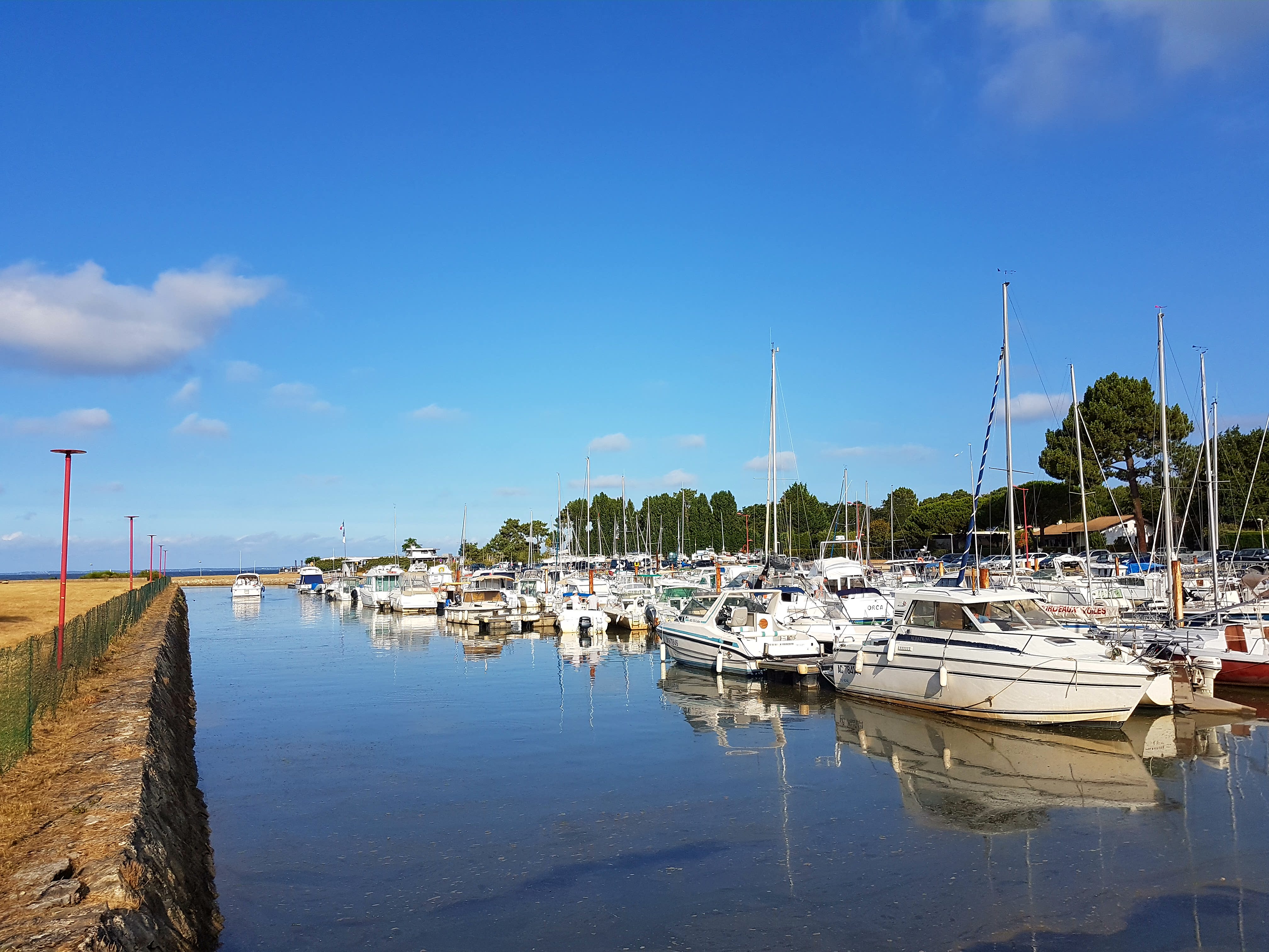 Port Taussat à marée haute