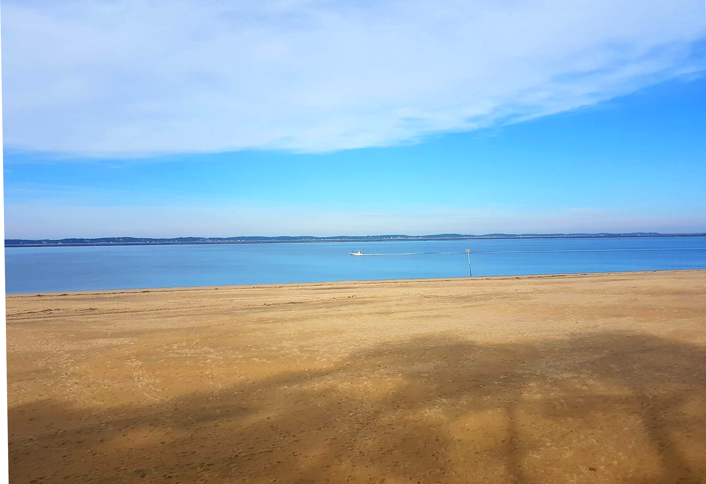 Plage de Pereire en hiver