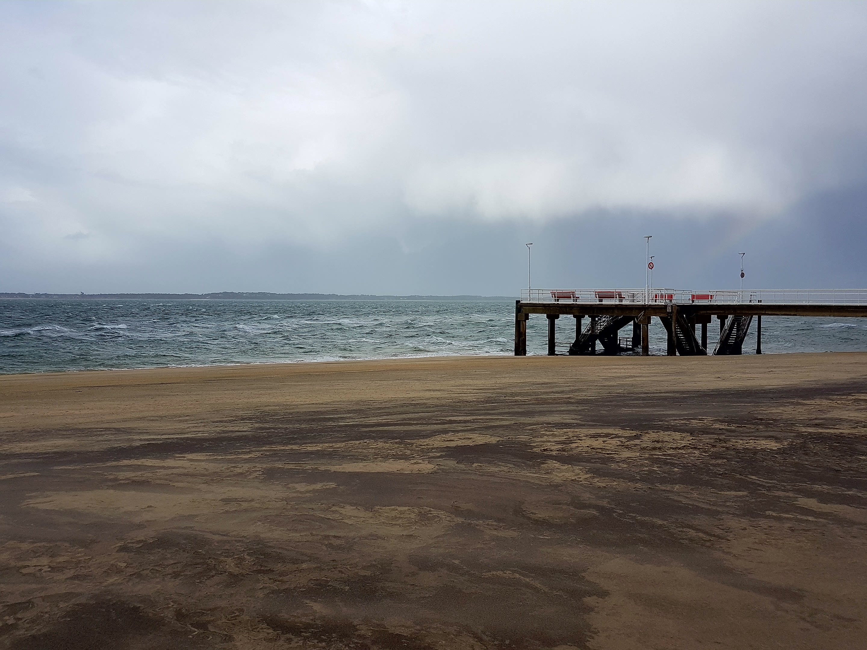 Tempete Marcel sur Arcachon