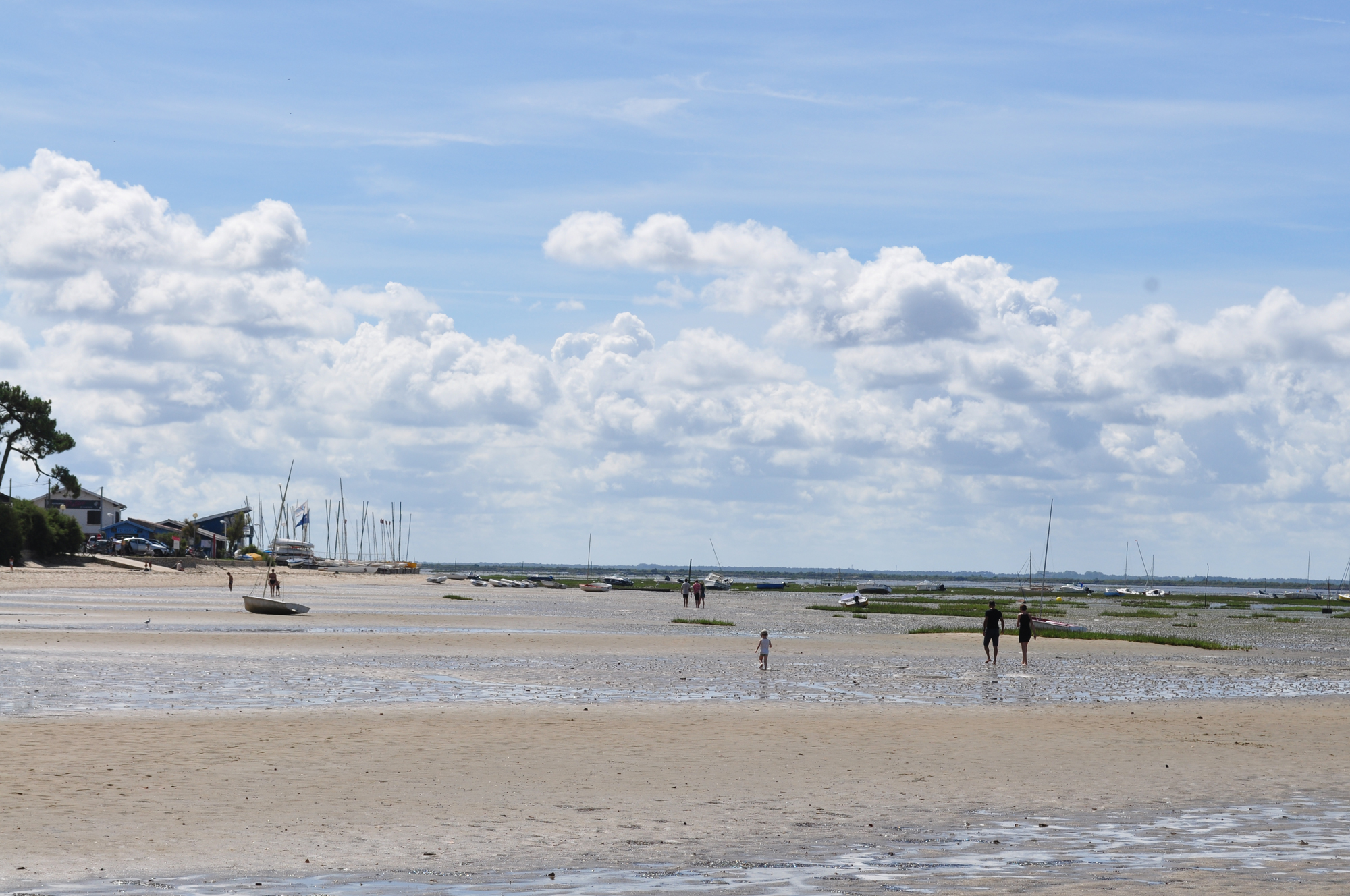 Plage de Taussat en famille