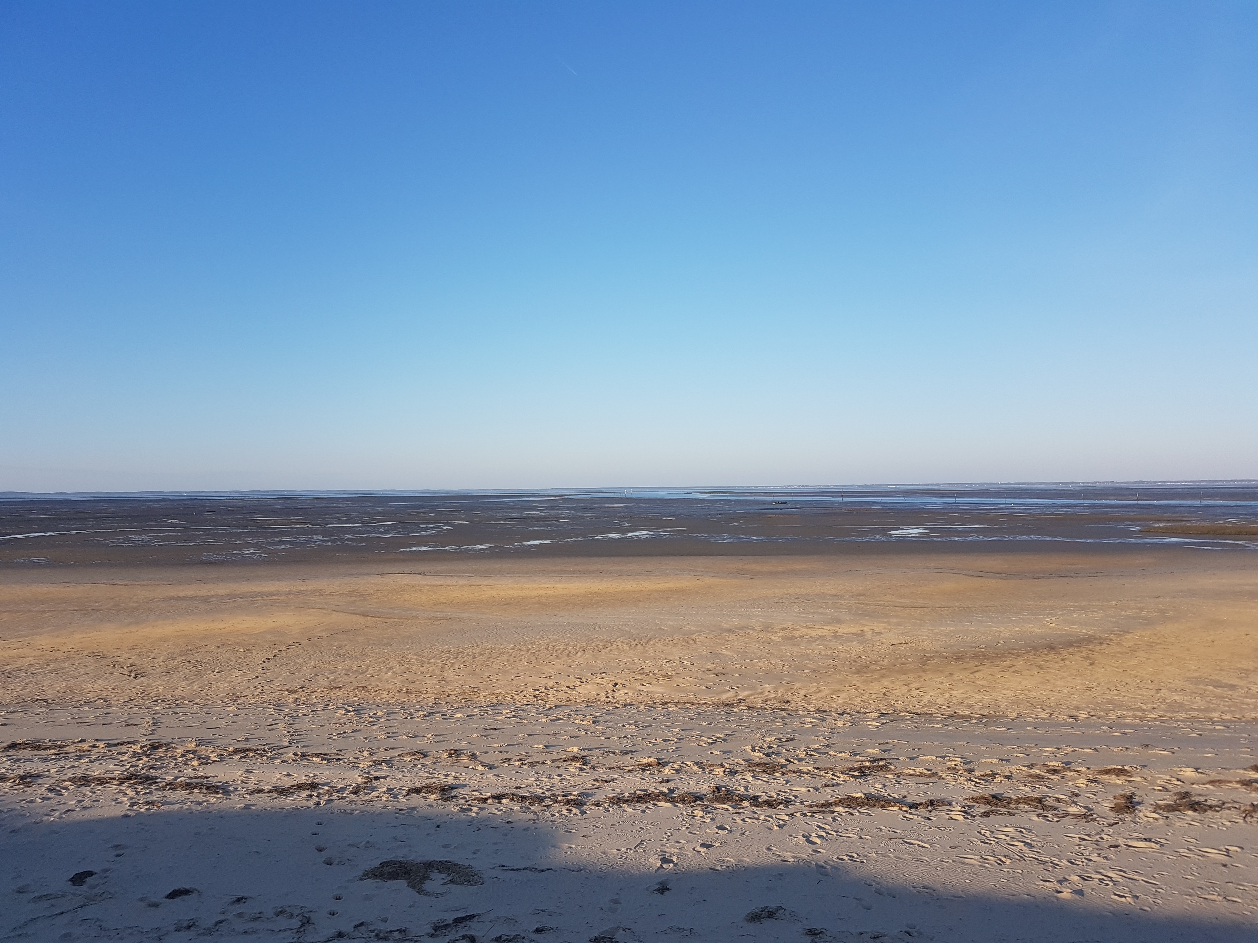 Près du port de la Teste, vue sur le bassin