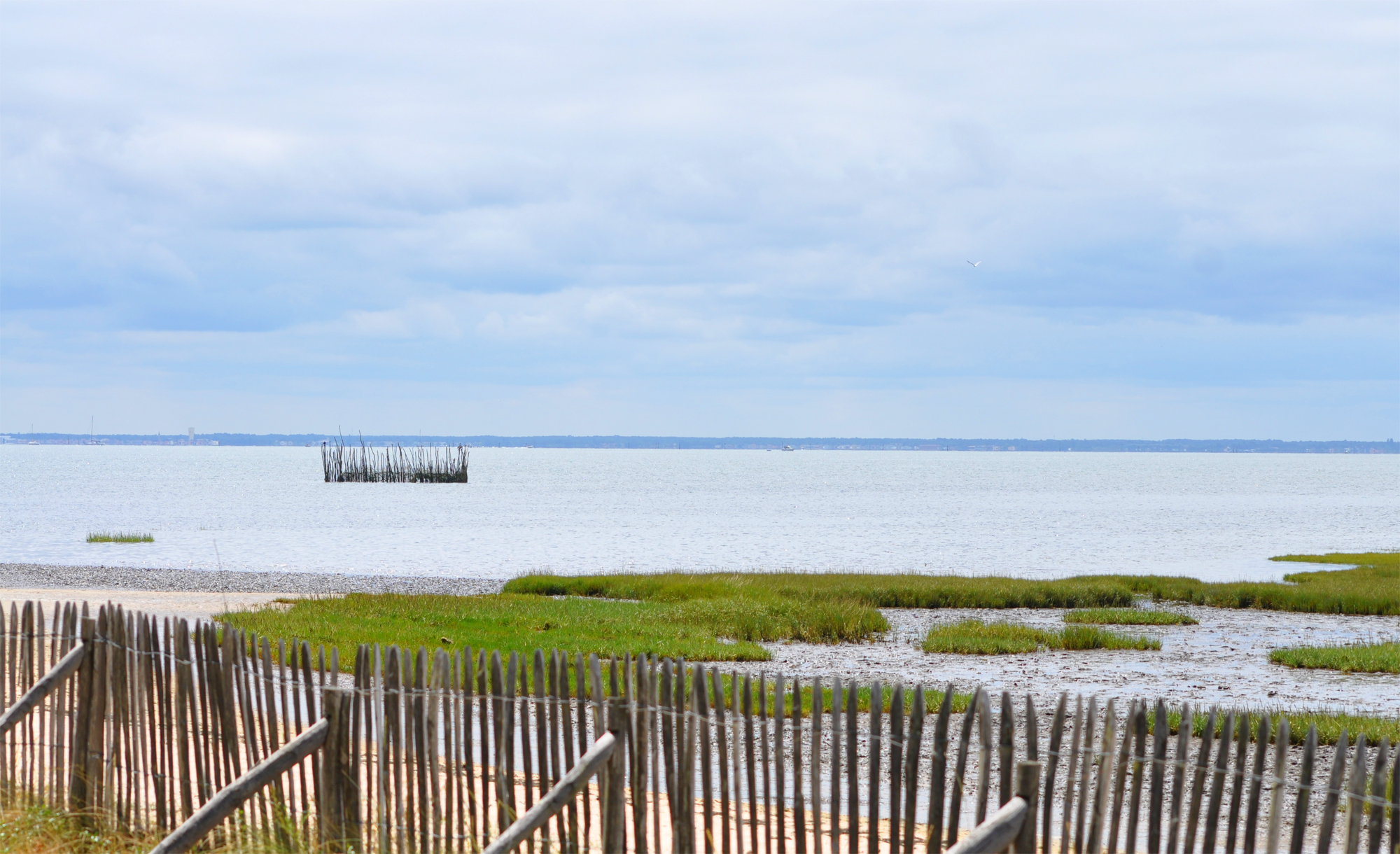 Depuis Arès vers le Bassin d'Arcachon