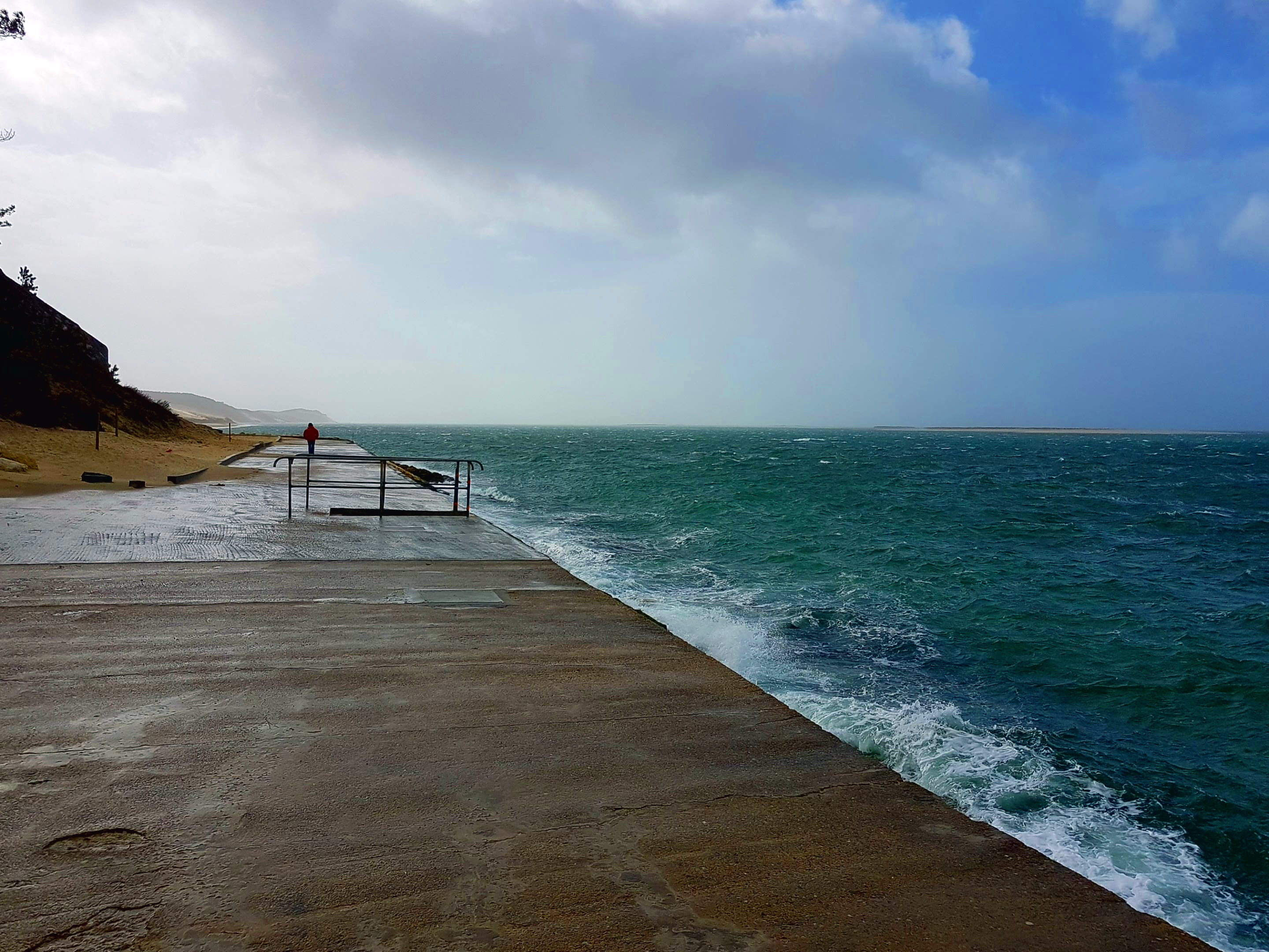 La corniche en hiver