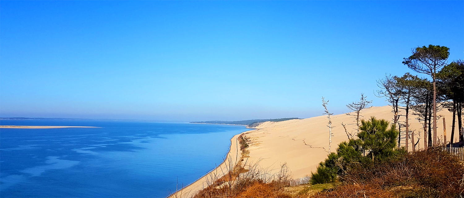 la dune du Pilat par son sud