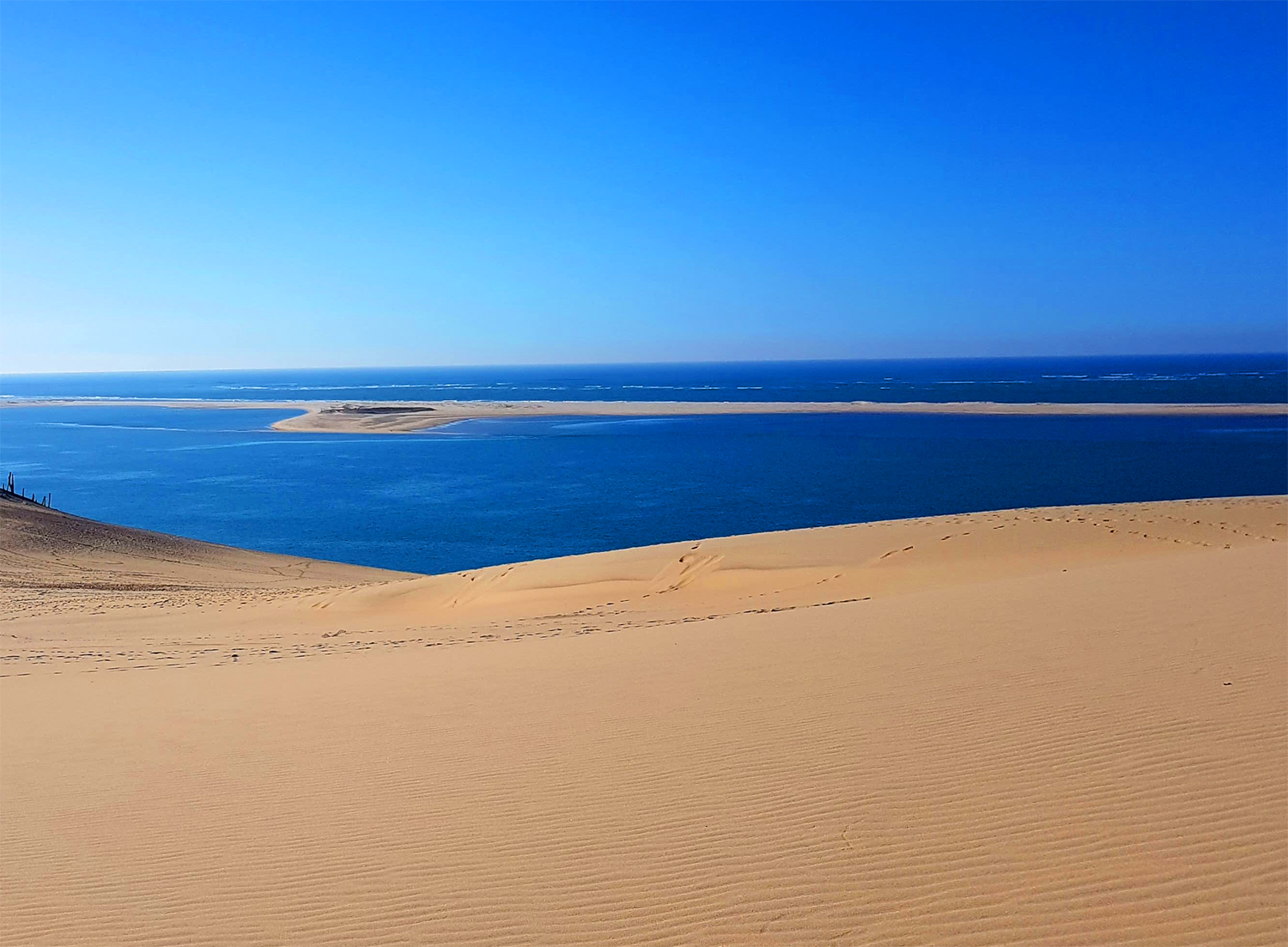 Banc d'arguin vu de la Dune côté sud