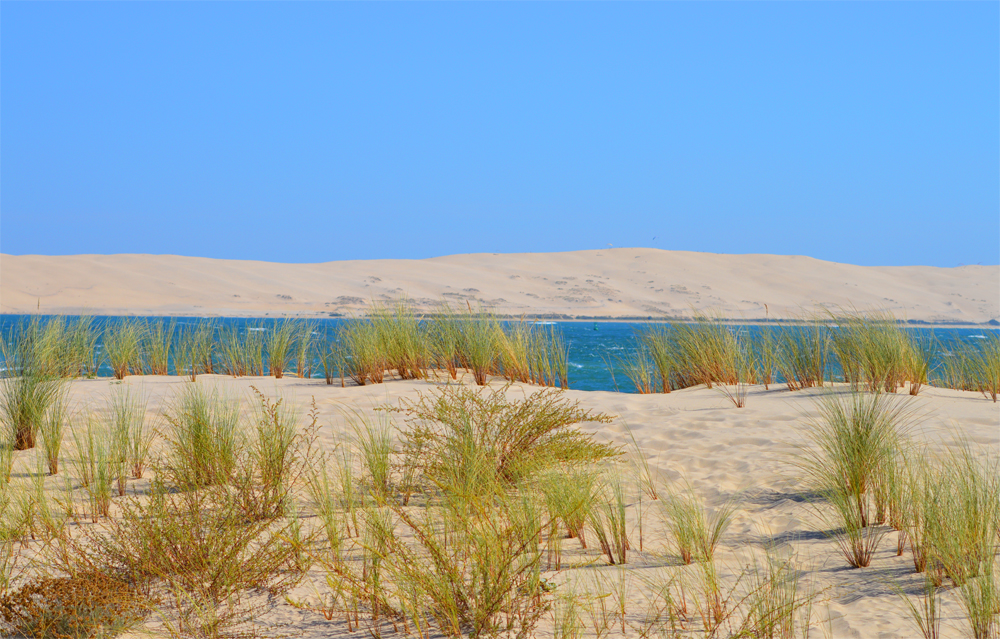 Pointe, passe et dune