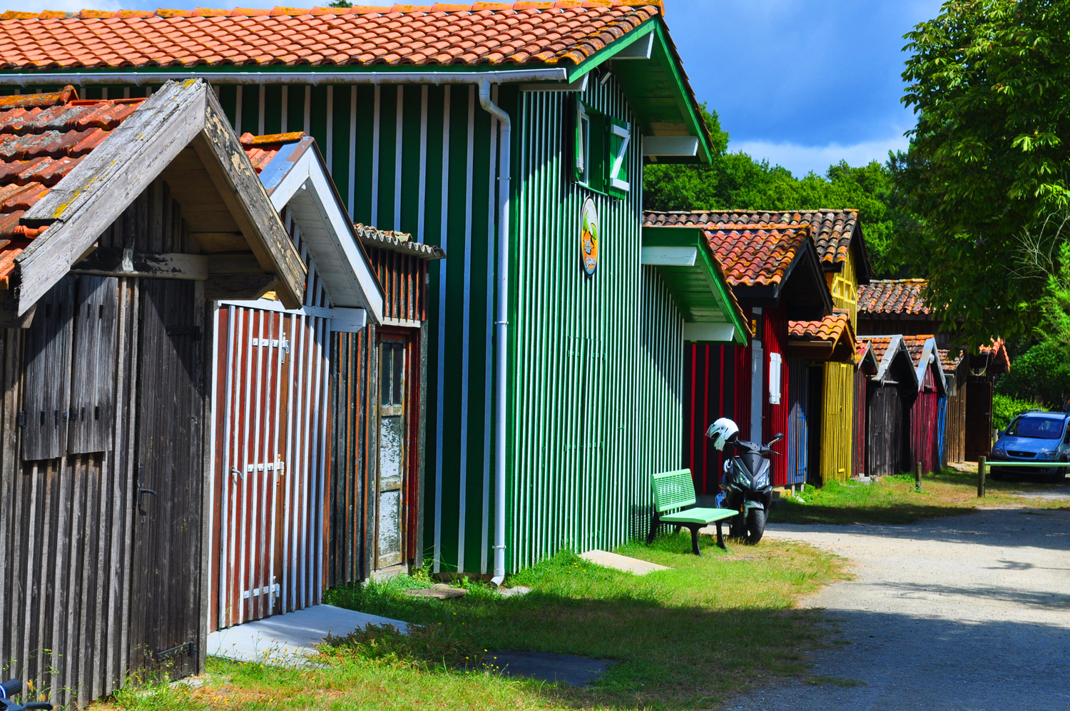 Cabanes Arc en ciel à Biganos