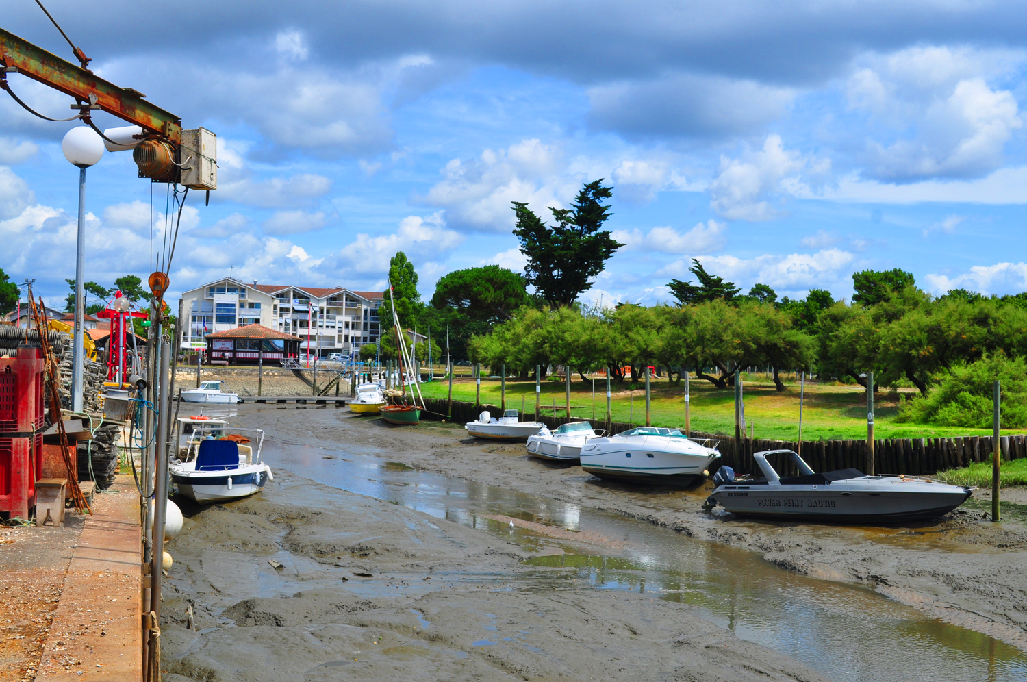 Port de Cassy à marée basse