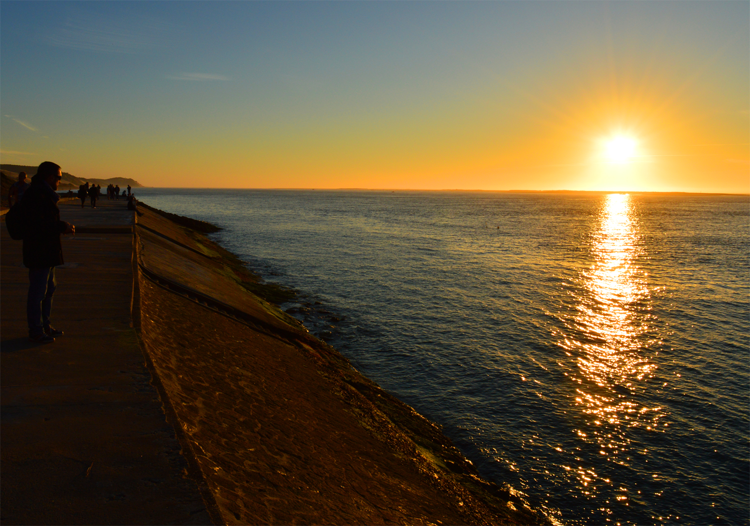 Coucher de soleil depuis la Corniche