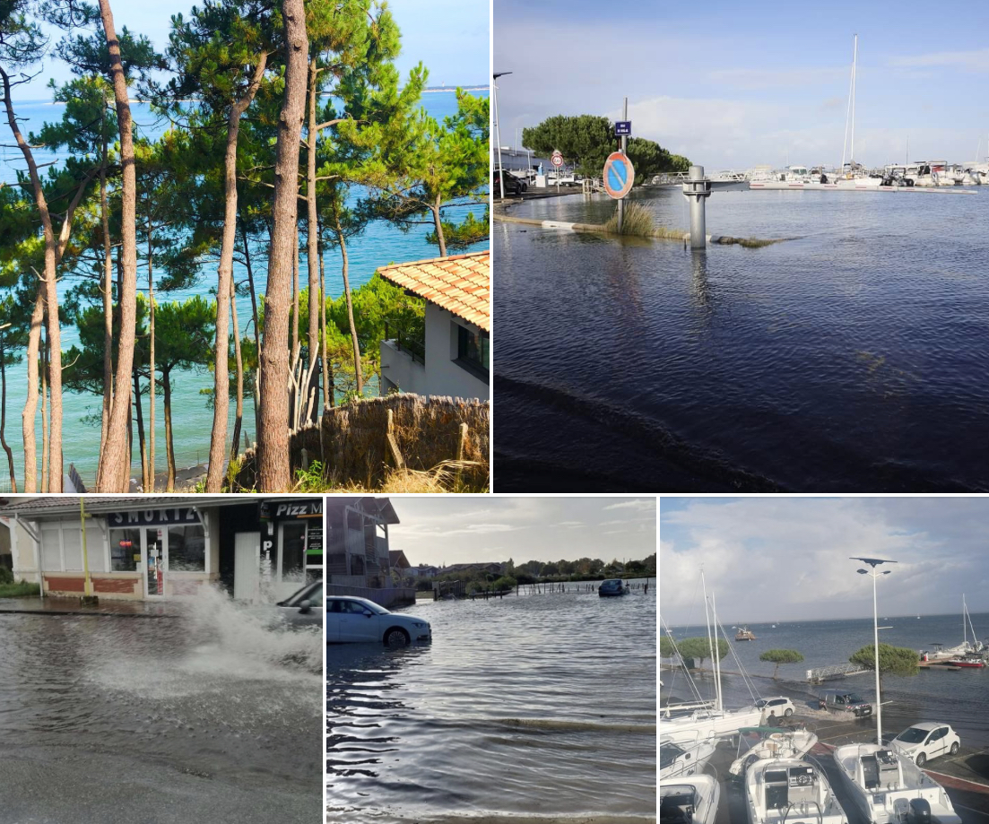 Le bassin d’Arcachon à vocation à être inondé