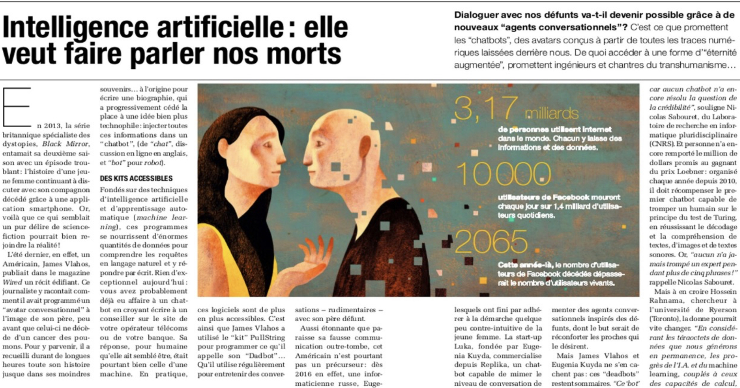 Nous allons bientôt parler avec nos morts ?
