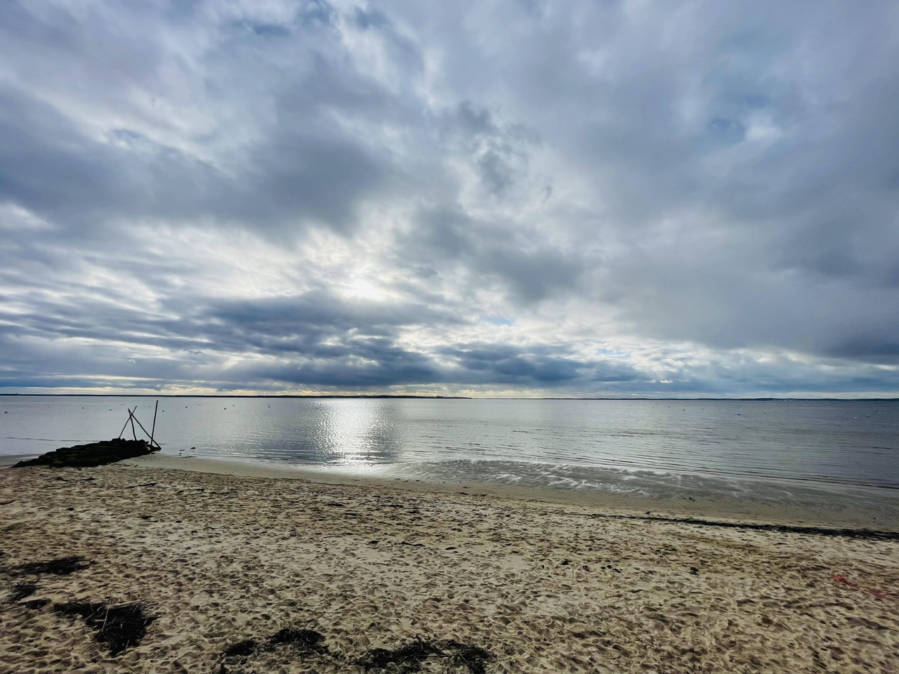 Viens, on va faire une balade sur la plage à Andernos les bains (en plein hiver 🥶)