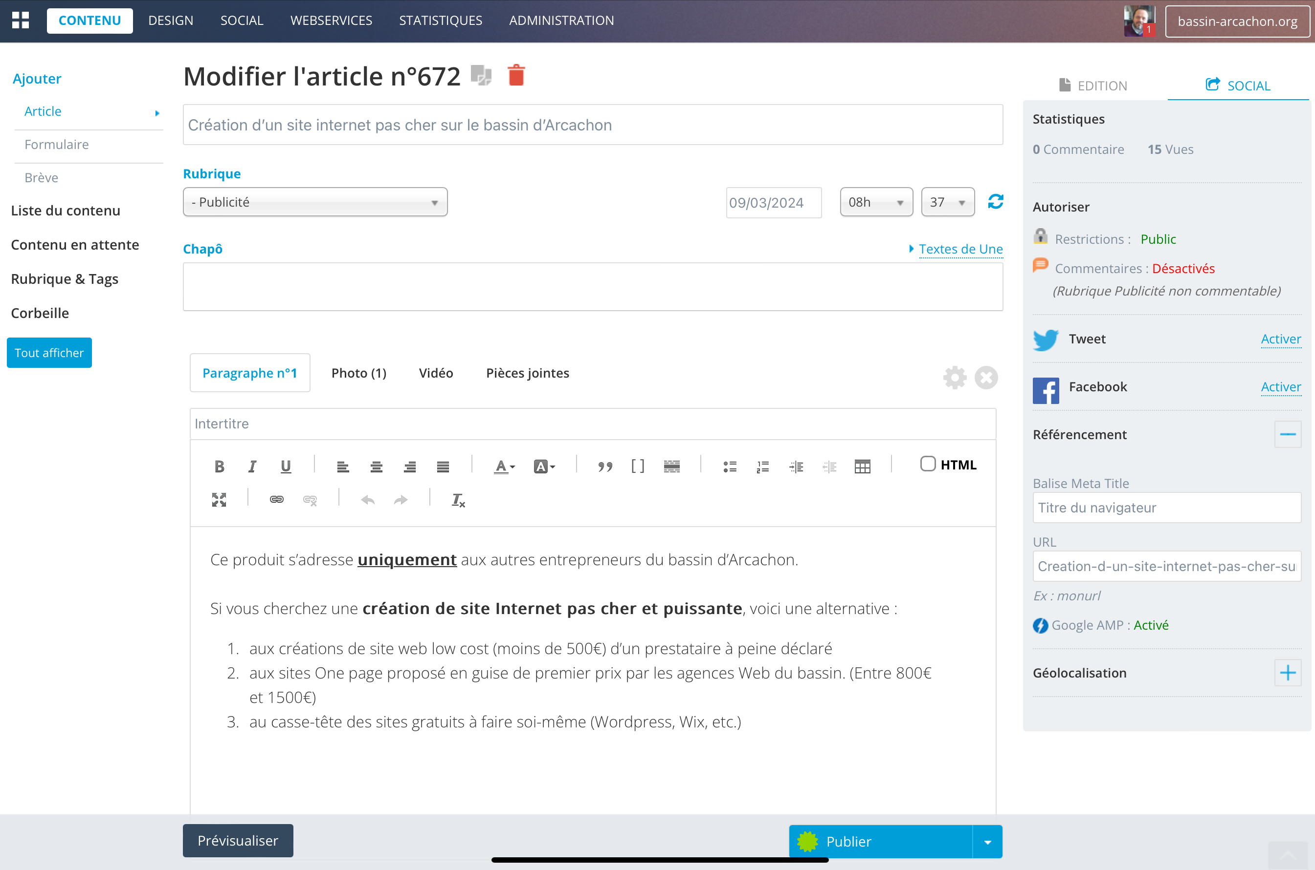 Créer, gérer et développer son propre site devient un jeu d’enfant Créer, gérer et développer son propre site devient un jeu d’enfant