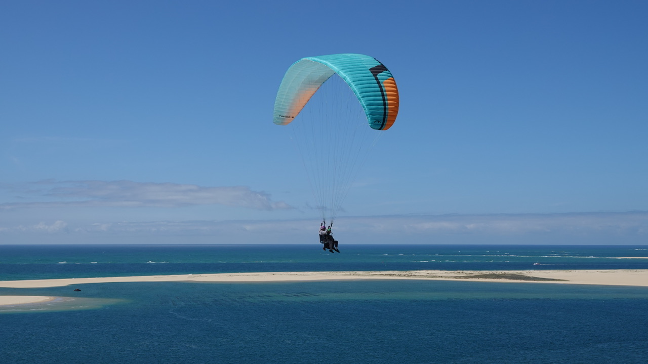 voler sur la dune @photo Dune Parapente