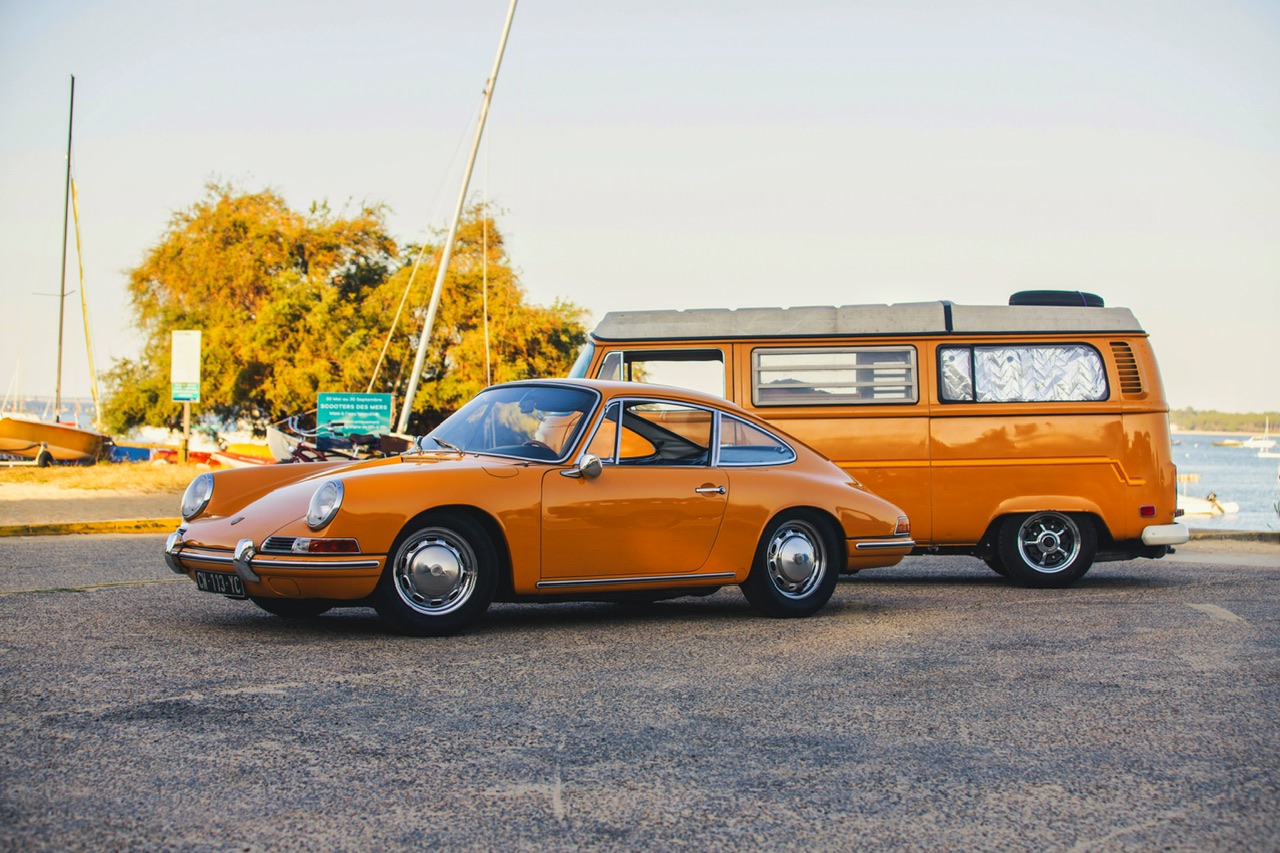 Porsche sur le bassin d’Arcachon @Porsche 912 de 1966 - Beard Motors 📸 de Clément Proust