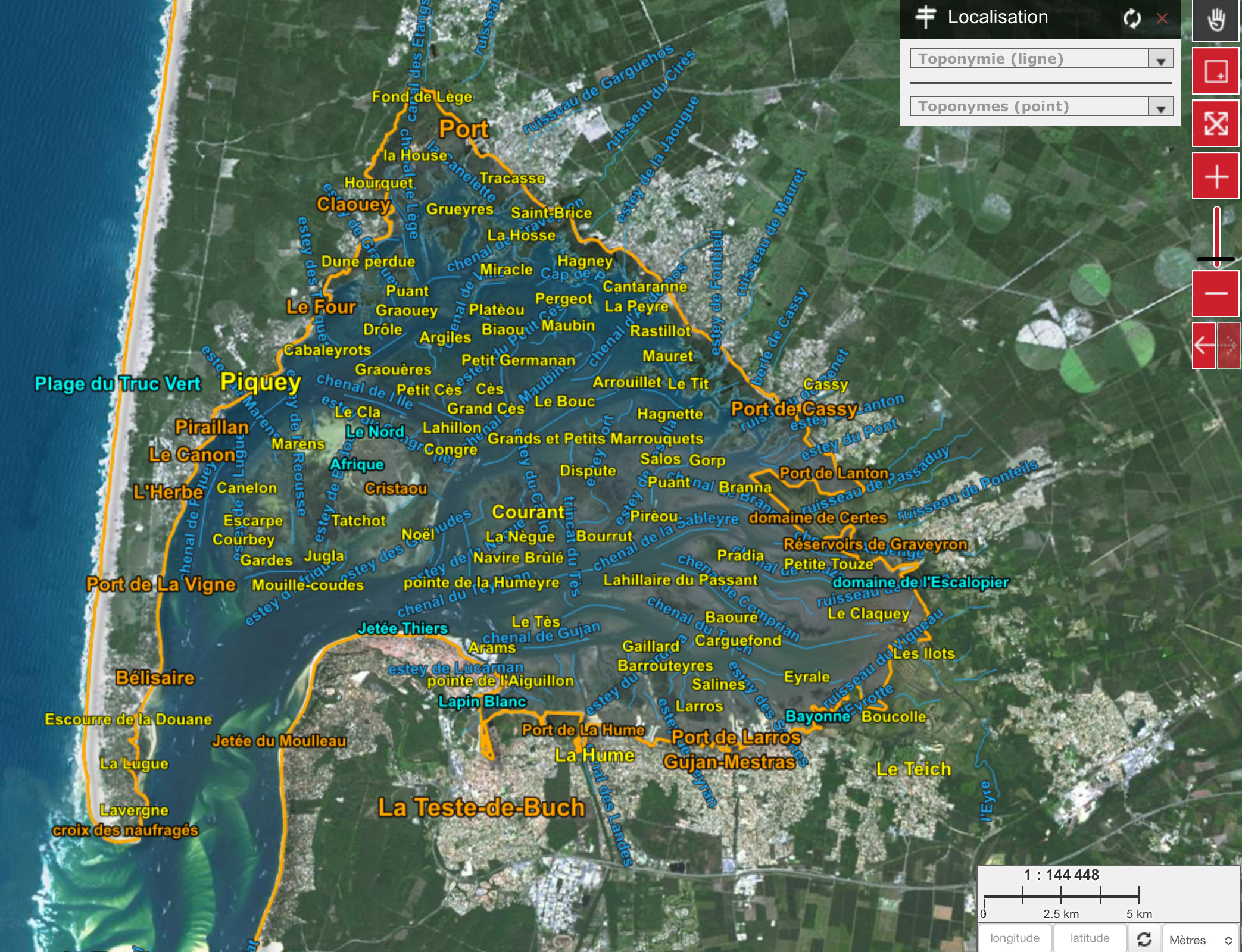 Atlas toponymique du bassin d’Arcachon