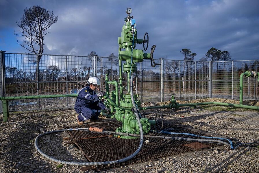 Puits de pétrole à Cazaux
