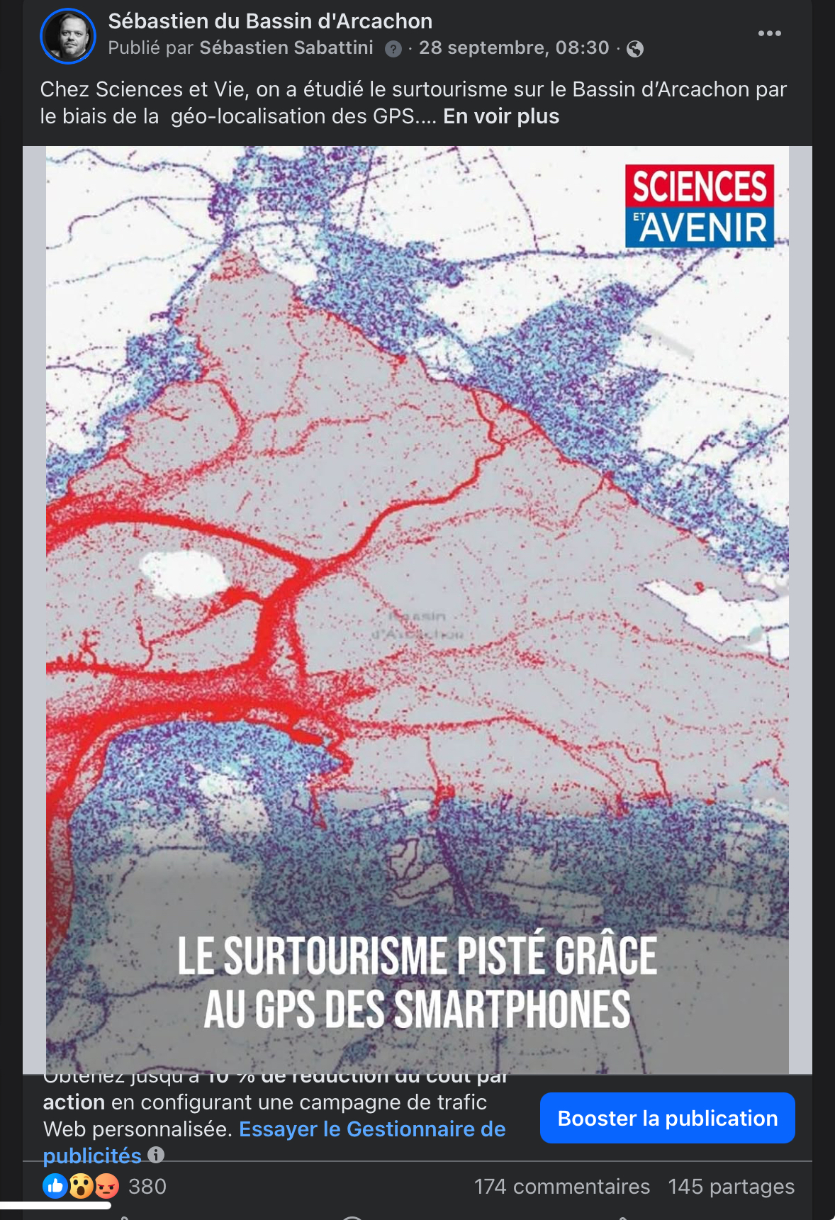 Le surtourisme sur le Bassin d’Arcachon par le biais de la géo-localisation des GPS Le surtourisme sur le Bassin d’Arcachon par le biais de la géo-localisation des GPS