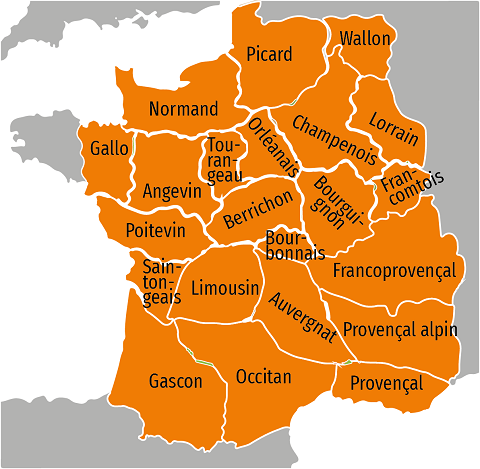 Les dialectes-régiolectes de la langue française au Moyen Âge