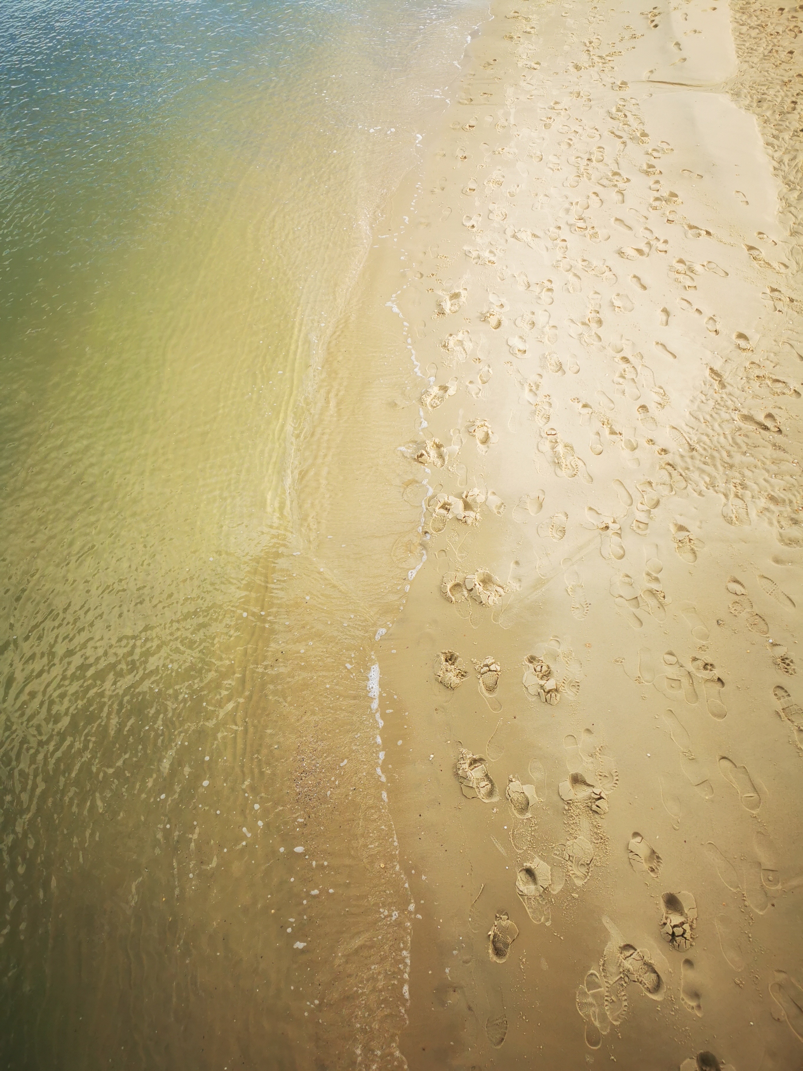Sable de la plage centrale d’ Arcachon