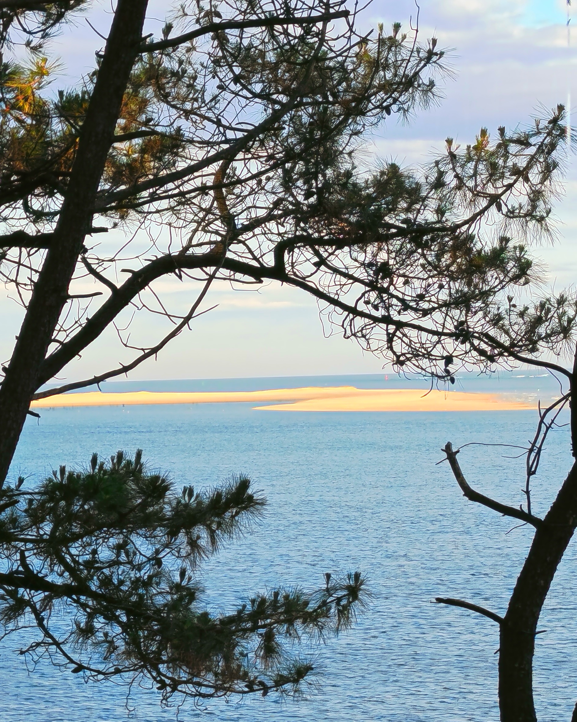 Banc d’arguin vu de l’escalier de la corniche