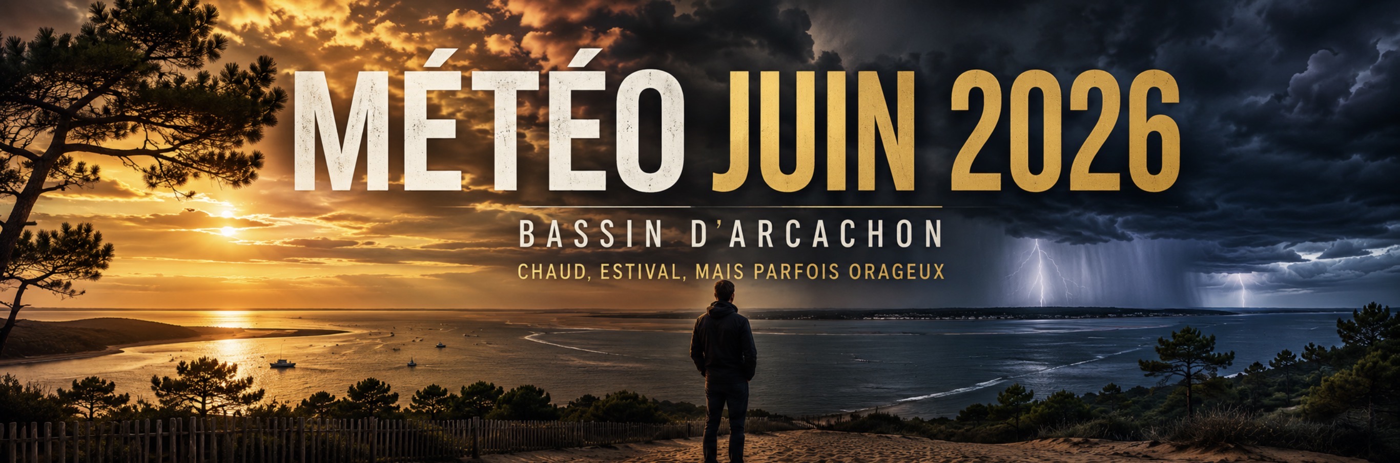 Météo juin 2026 sur le Bassin d’Arcachon