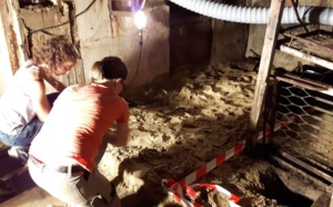 Fouilles archéologiques sur un bunker à Arcachon