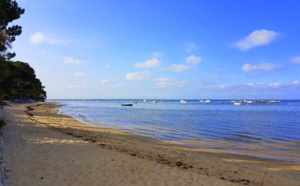 Balade sur les plages du Bassin d' Arcachon en hiver