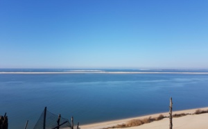 Vue panoramique depuis la dune du Pilat