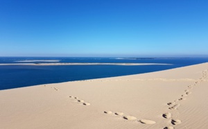 Marcher sur la dune du Pilat et voir Arguin et les passes