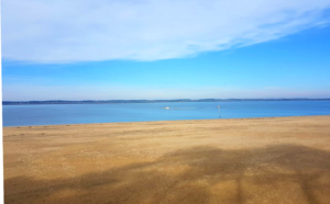 Plage de Pereire en hiver