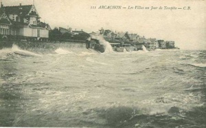 Images des plus grosses tempêtes sur Arcachon