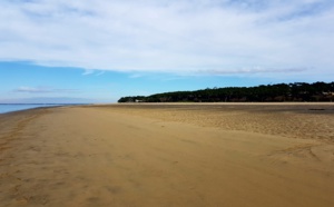 Pereire et sa plage en hiver