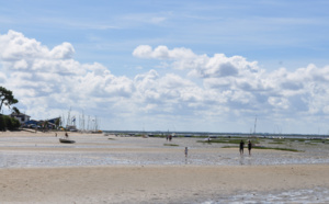 Plage de Taussat en famille