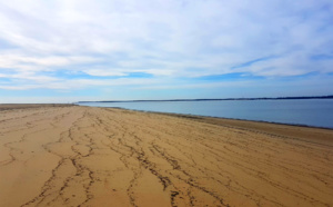 Plage pereire en hiver