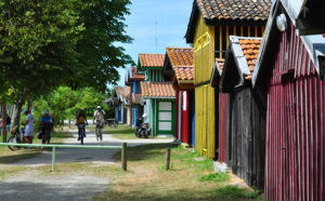 Arc en ciel sur les cabanes de Biganos