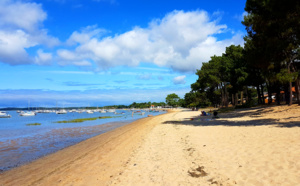 Plage près de l'Aérium à Arès