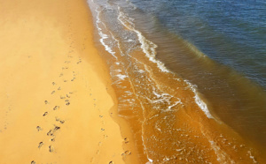 Longue plage à Arcachon