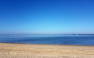 Vue depuis la plage d' Arcachon