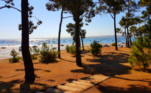 La magnifique pointe aux chevaux et son point de vue sur le bassin d' Arcachon