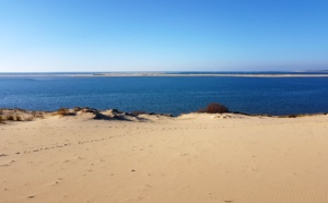 Dune du Pilat et vue sur le banc d'Arguin